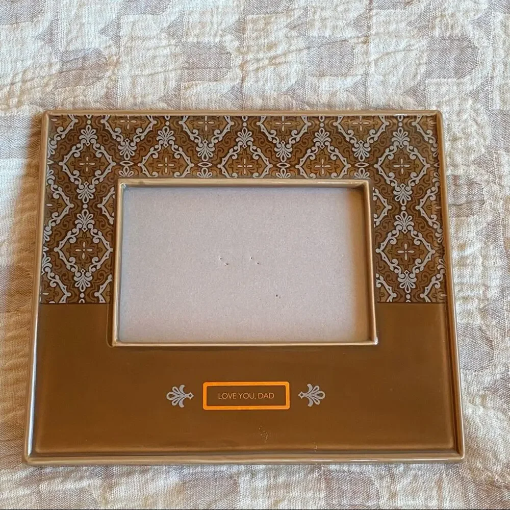 FATHER’S DAY Porcelain‎ 4”x 6” Photo Picture Frame